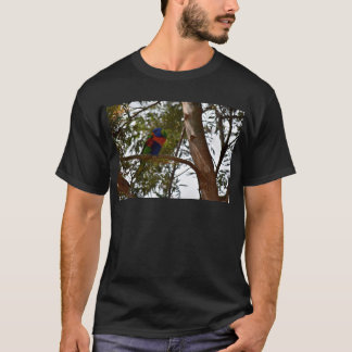 REGNBÅGE LORIKEET LANTLIGA QUEENSLAND AUSTRALIEN T-SHIRT