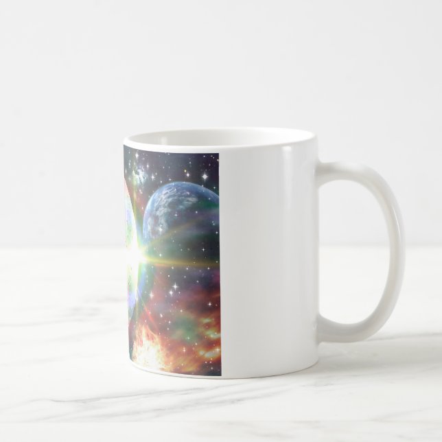 regnbåge måne kaffemugg (Höger)