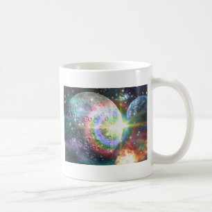 regnbåge måne kaffemugg