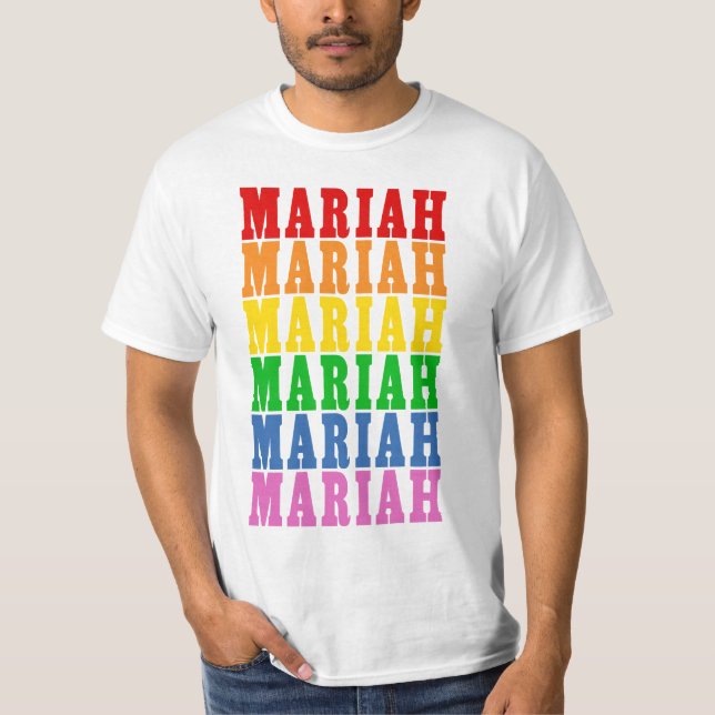 Regnbåge Mariah T-shirt (Framsida)
