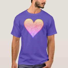 Regnbåge MarLED Heart T Shirt
