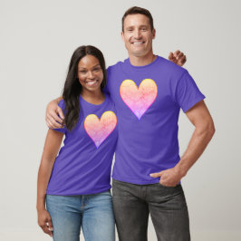 Regnbåge MarLED Heart T Shirt