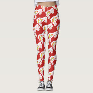 regnbåge med fyrkantigt skal leggings
