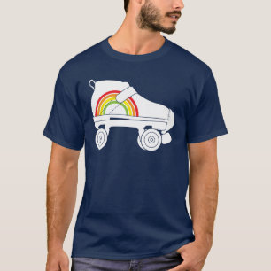 regnbåge med fyrkantigt skal t shirt