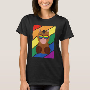 Regnbåge med lgbtq Flagga i månaden med lgbt T Shirt
