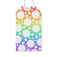Regnbåge med Polka dots Gift-Märkre