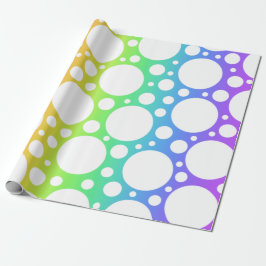 Regnbåge med Polka dots Presentpapper