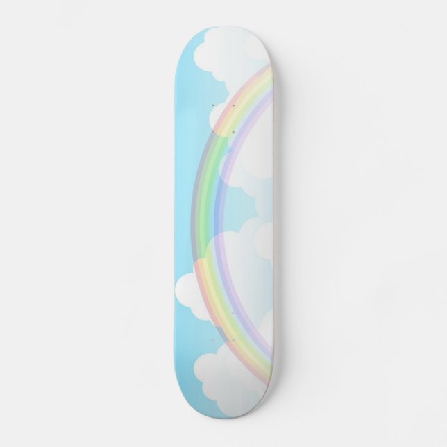 Regnbåge Mini Skateboard Bräda 18,5 Cm (Framsida)