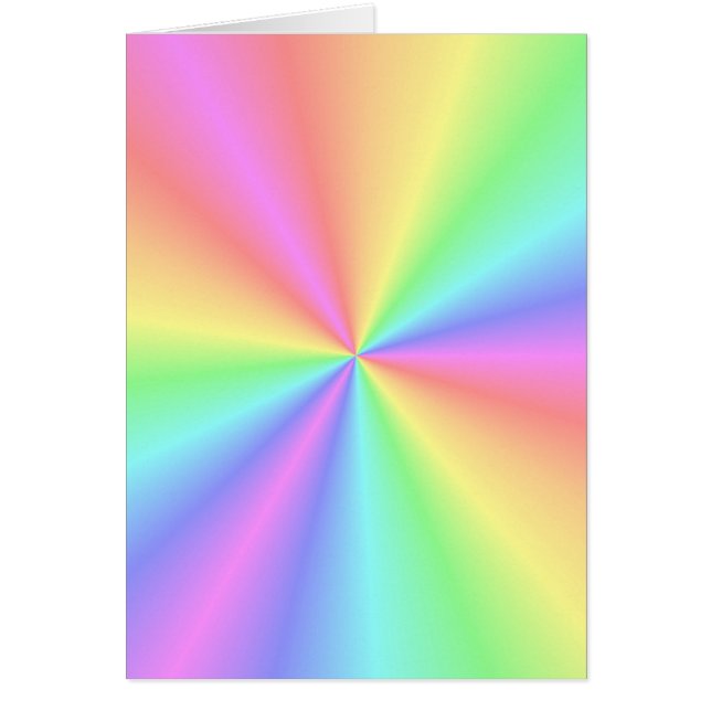 Regnbåge Mönster 3 Hälsningskort (Framsidan)