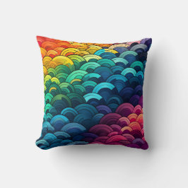 Regnbåge  Mönster Kudde