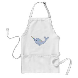 Regnbåge Narwhal Apron Förkläde