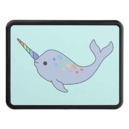 Regnbåge Narwhal Hitch Cover Dragkroksskydd