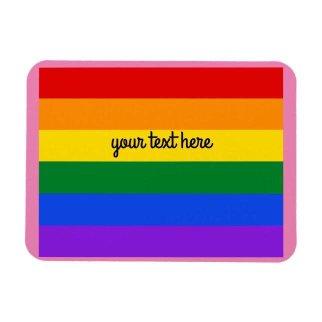 Regnbåge nr 1 Magnet (Horisontell)