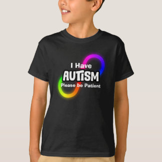 Regnbåge Oändlighetsknut Autism Acceptans T Shirt