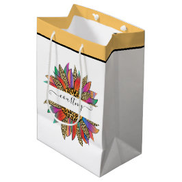 Regnbåge och leopardtryck personlig  