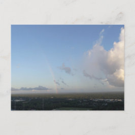 Regnbåge och moln, bakgrunden till Blå himmel i fl Vykort