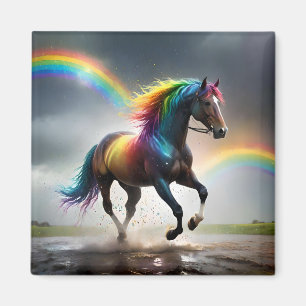 Regnbåge och regnbåge magnet