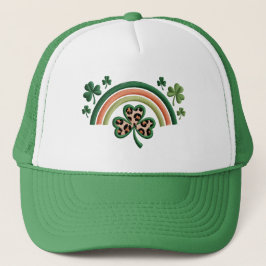 Regnbåge Och Shamrocks Keps