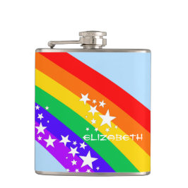 Regnbåge och Stjärna-Personifierat Fickplunta