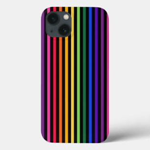 Regnbåge och svart rand Fodral-Mate iphone case