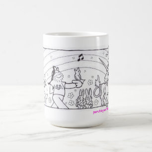 Regnbåge- och Unicornsmugg Kaffemugg