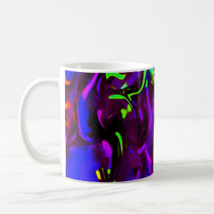Regnbåge om glödstift, rave Fire Stick Kaffemugg