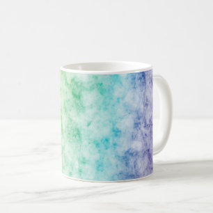 Regnbåge om vattenfärg kaffemugg