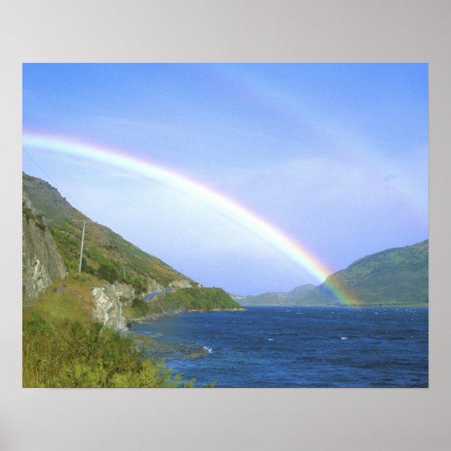 Regnbåge över Hawea Sjö, Sydön, Nya Poster (Framsidan)
