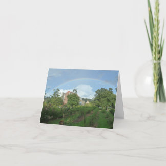 Regnbåge över POP Anteckningskort