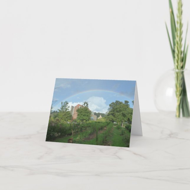 Regnbåge över POP Anteckningskort (Framsida)
