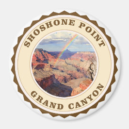 Regnbåge över Shoshone Point, Grand Canyon Magnet