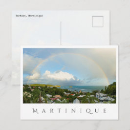Regnbåge över Tartane, Martinique resa Vykort