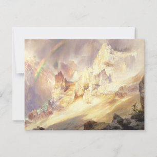 Regnbåge över Yellowstone, Moran 1900 Vykort