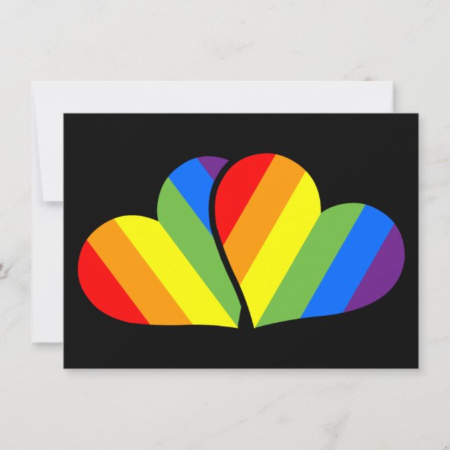 Regnbåge på svart (Framsida)