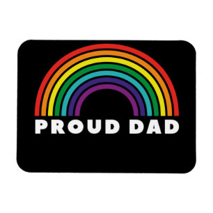Regnbåge Pappa Magnet