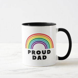 Regnbåge Pappa Mugg
