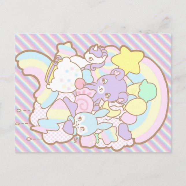 Regnbåge Parad vykort (Framsida)