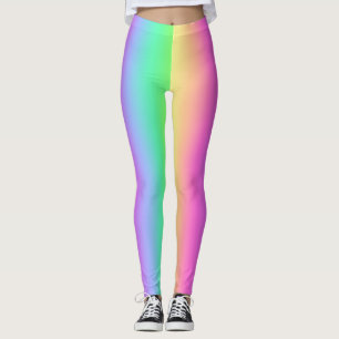 Regnbåge Pastel Leggings