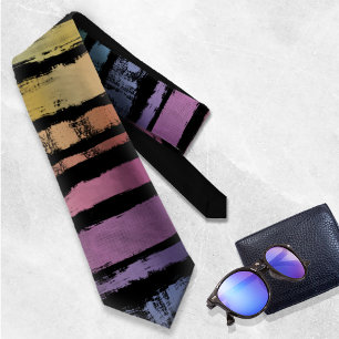 Regnbåge, penseldrag, HGBTQ-ID656 Slips