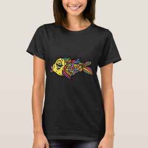 Regnbåge Phish Uttröttad T Shirt