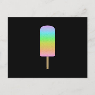 Regnbåge Popsicle Vykort