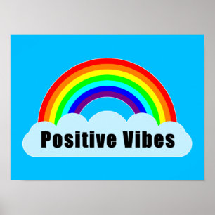 REGNBÅGE - Positiva Vibrationer Poster