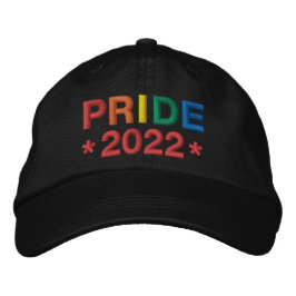 Regnbåge Pride 2022 Broderad Keps