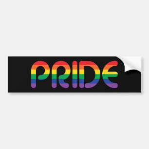 Regnbåge Pride Ballon Brev Bildekal