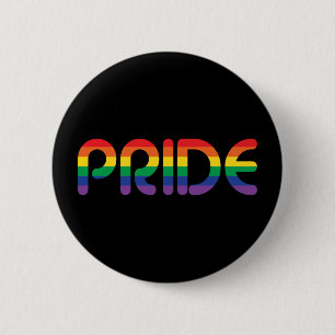 Regnbåge Pride Ballon Brev Knapp