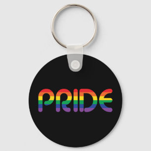 Regnbåge Pride Ballon Brev Nyckelring
