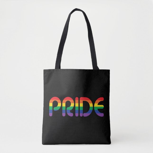 Regnbåge Pride Ballon Brev Tygkasse (Framsida)