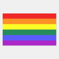 Regnbåge Pride Flagga Sticker