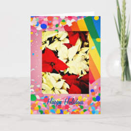 Regnbåge Pride Helgdagar på 5 tum x 7 tum, mappat Kort