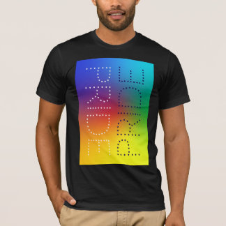 Regnbåge Pride Kärlek Chic Typografi anpassad T Shirt